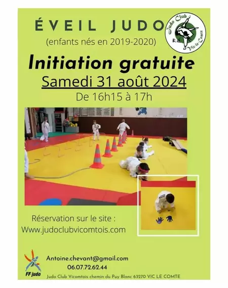 Éveil Judo - Initiation gratuite