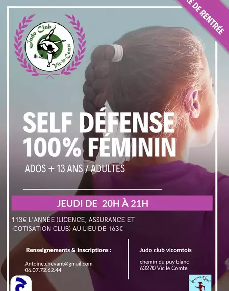 Découverte self défense 100% féminin