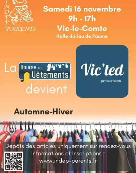 Bourse aux Vêtements VIC'TED