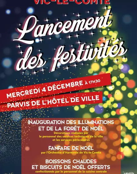 Lancement des festivités de Noël