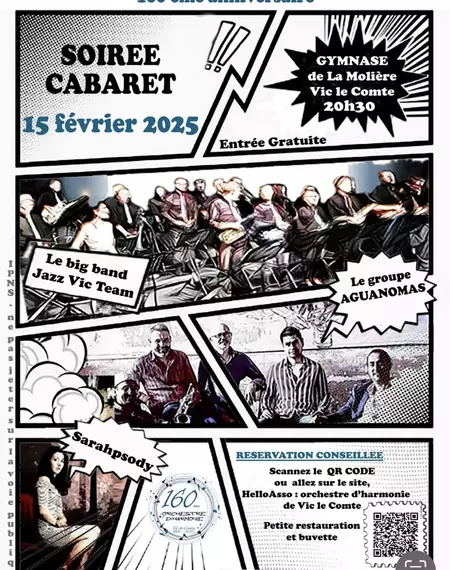 Soirée Cabaret - 160 ans de l'Orchestre d'Harmonie